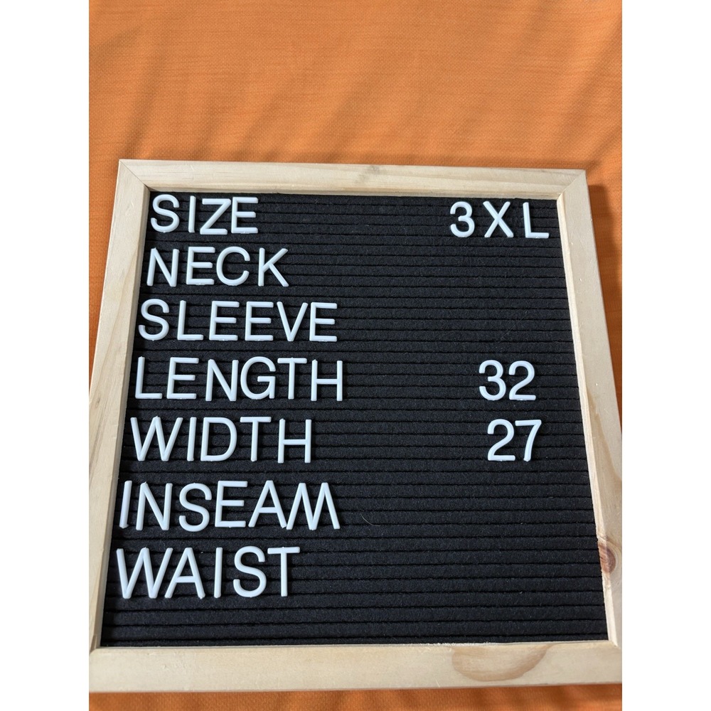 Reebok Shirt Size 3XL Short Sleeve‎ Workout Orange - Picture 2 of 8